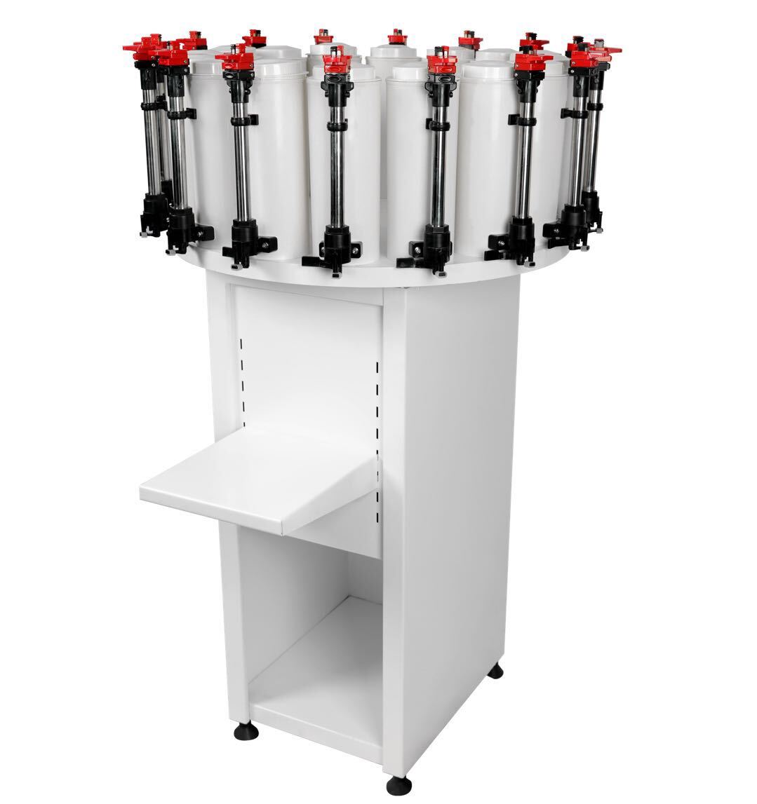 110V 12 Station Paint Colorant Dispenser Tinting Kit Double Gauge 2.3L New