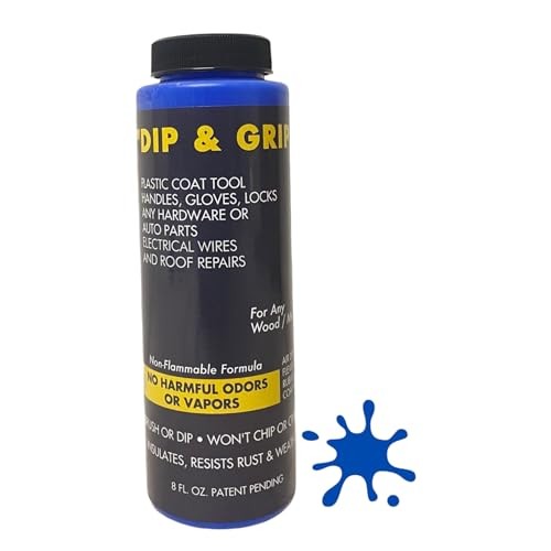 Dip and Grip Rubberized Plastic Coating (Blue) 8 fl. oz