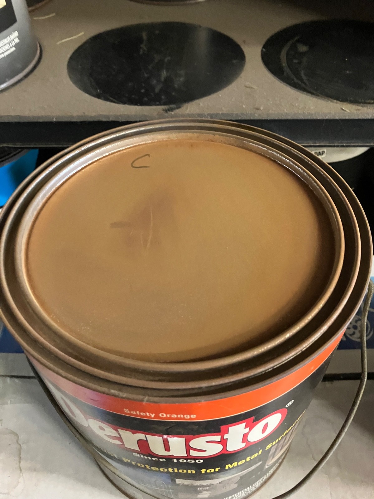 Derusto Gal SAFETY Orange Gloss Professional Rust Preventive Enamel Paint