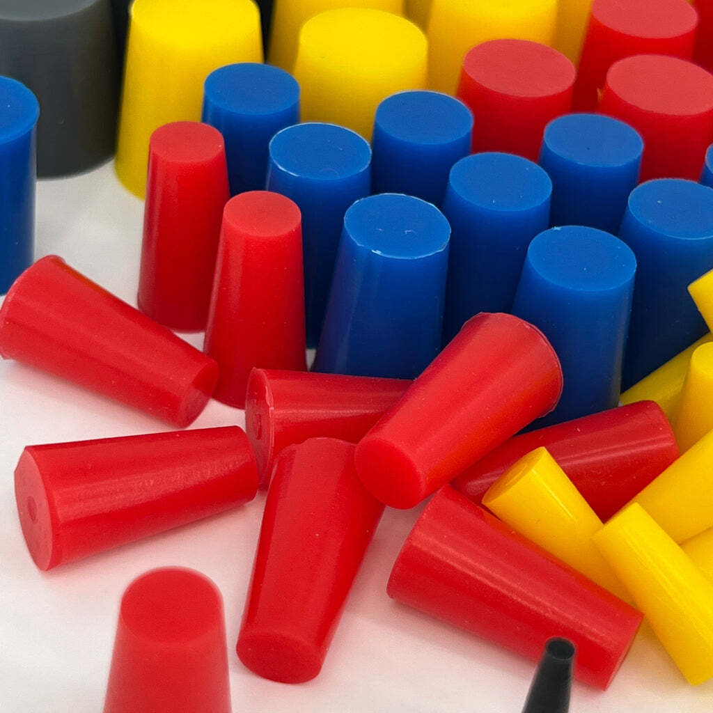 High Temp Masking Supply 235 Piece Silicone Rubber Plug Set – 1/32″ to 1″ Range