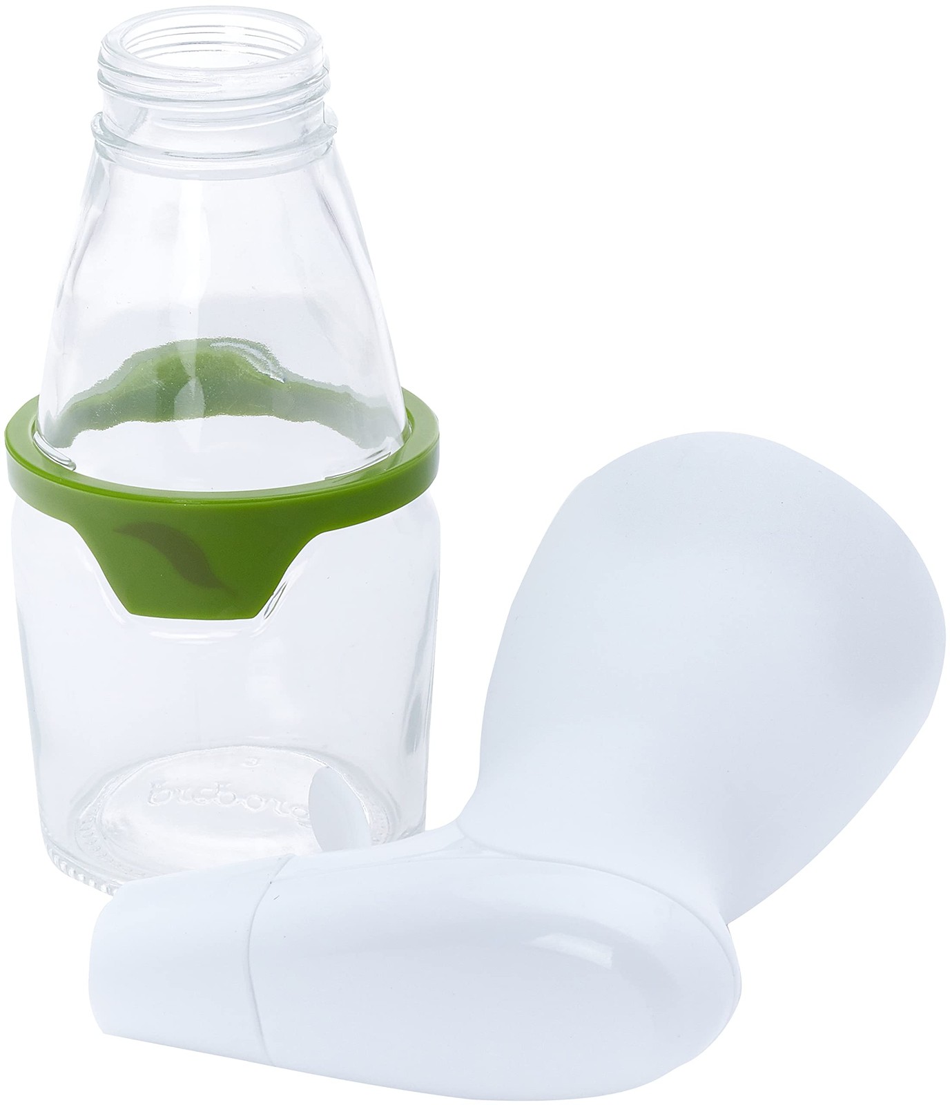 Prepara Simply Mist Olive Oil Sprayer, Chrome Band, 6.8 Ounces, White