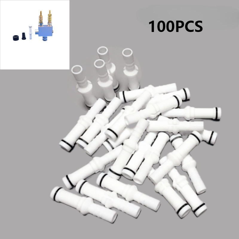 100PCS 241225 PTFE Annular gap collector nozzle for PI-F1 Powder injector pump