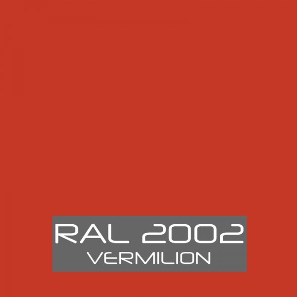 RAL 2002 Vermilion Orange Powder Coating Paint – New 1LB