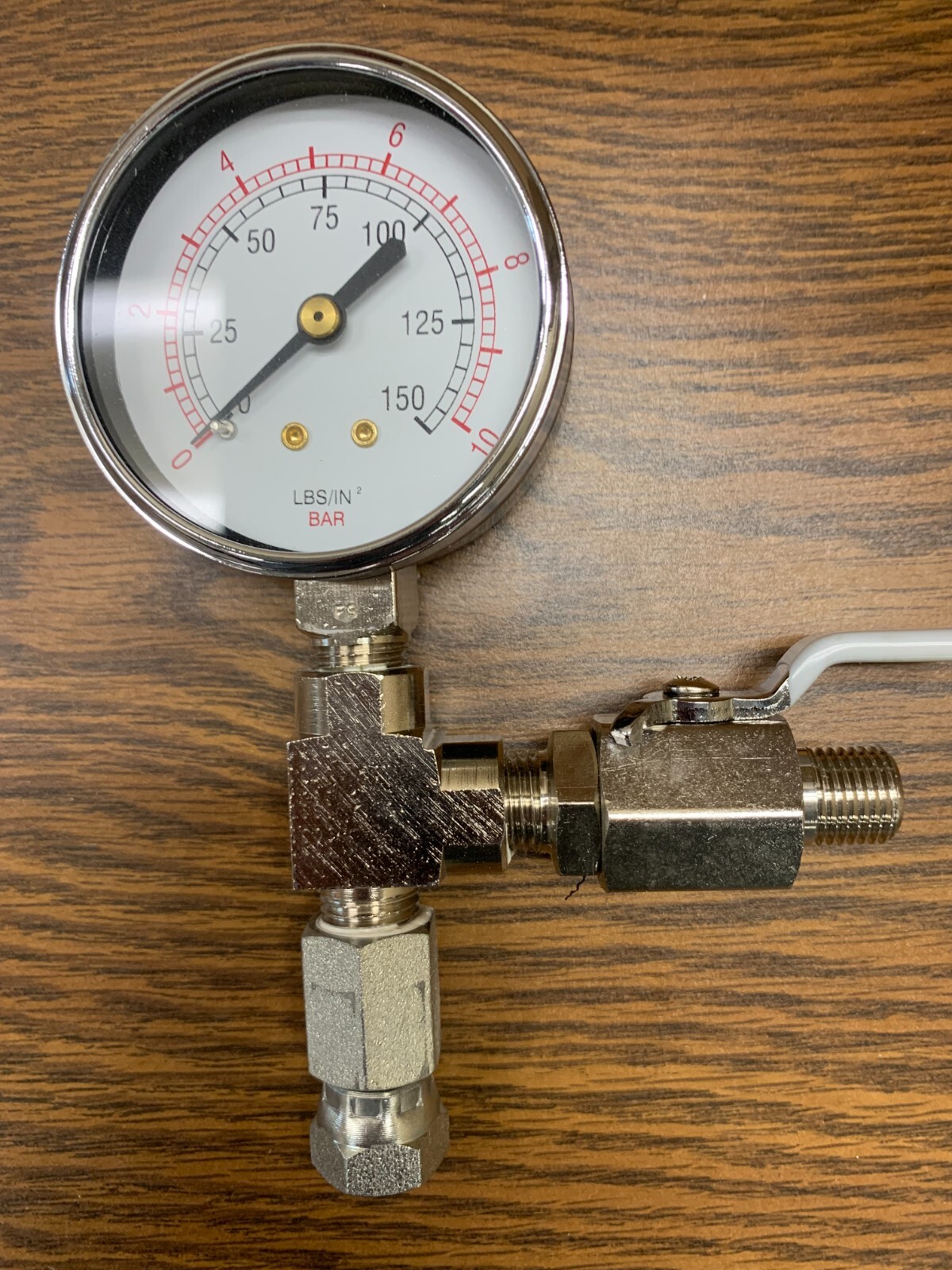 QMS-4003 NO REGULATION GAUGE – DEVILBISS/BINKS *NEW*