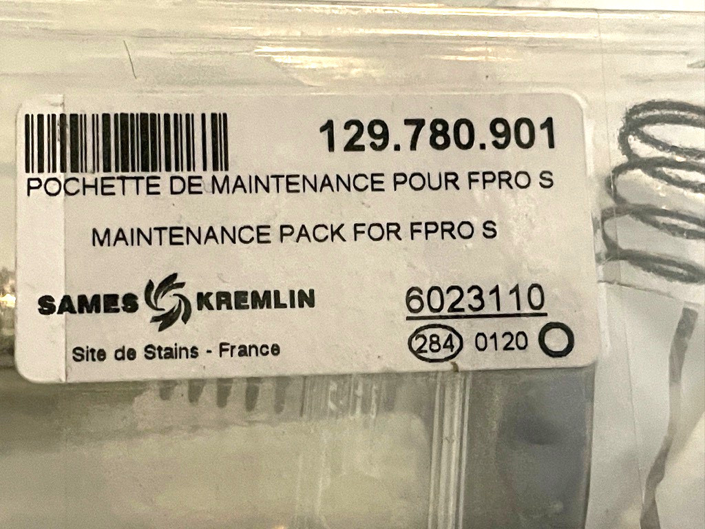 SAMES KREMLIN FPRO GUN REPAIR KIT NEW IN BOX 129-780-901