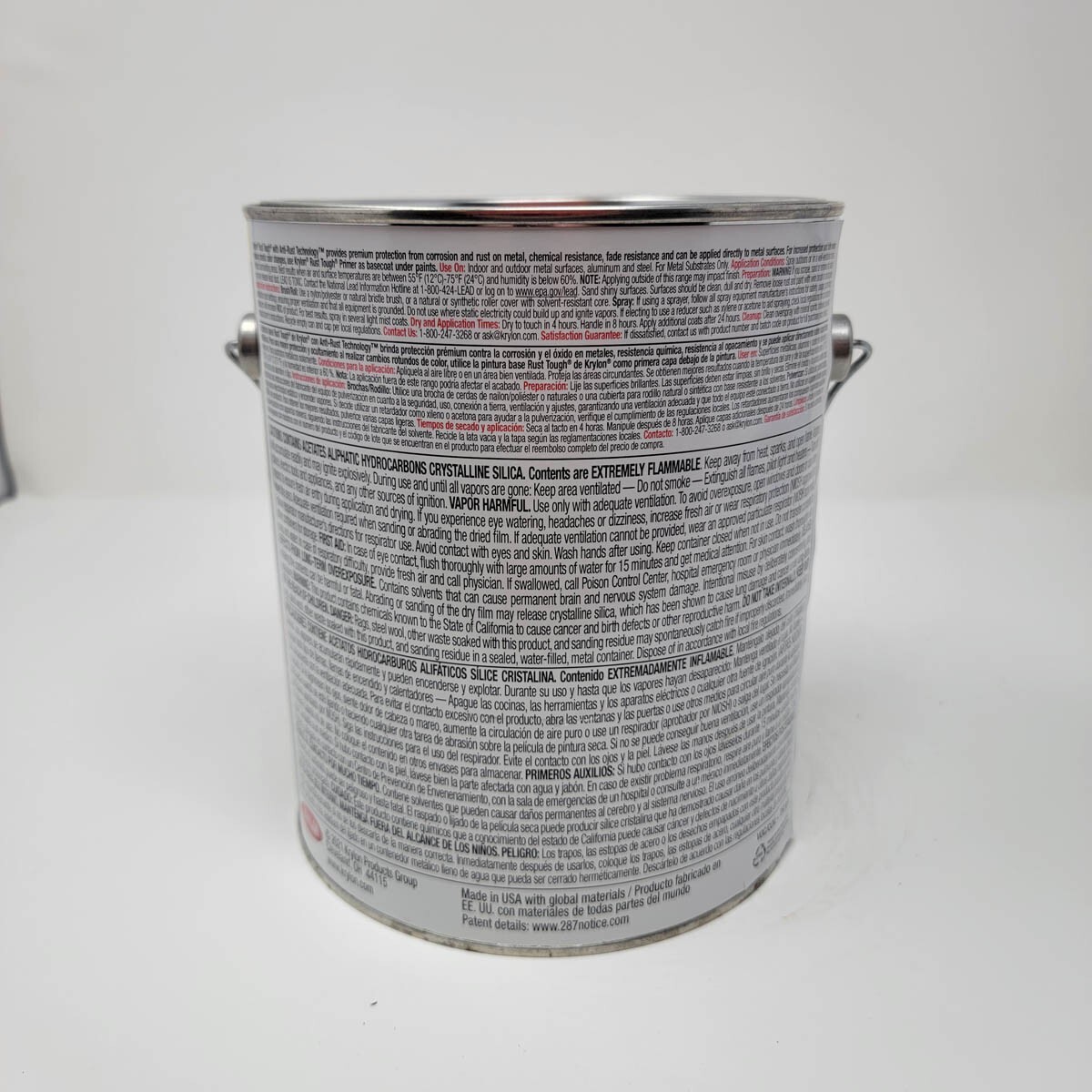 Krylon Rust Tough Anti-Rust, Rust Control Enamel High Gloss Safety Color Yellow