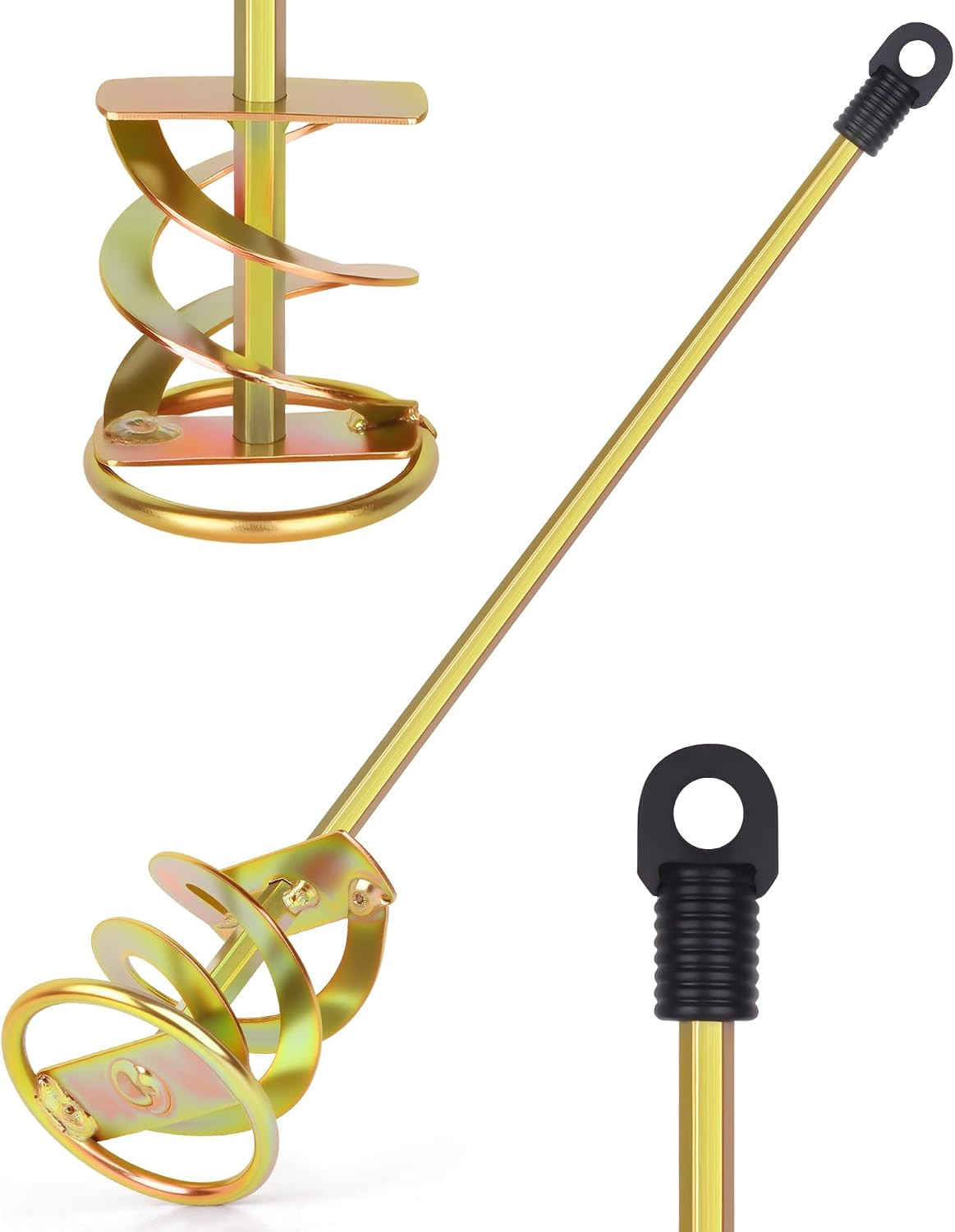 Paint Mixer for Drill, 1-5 Gallon Paint Stirrer, Zinc Plated Rust-Free | Fits Al