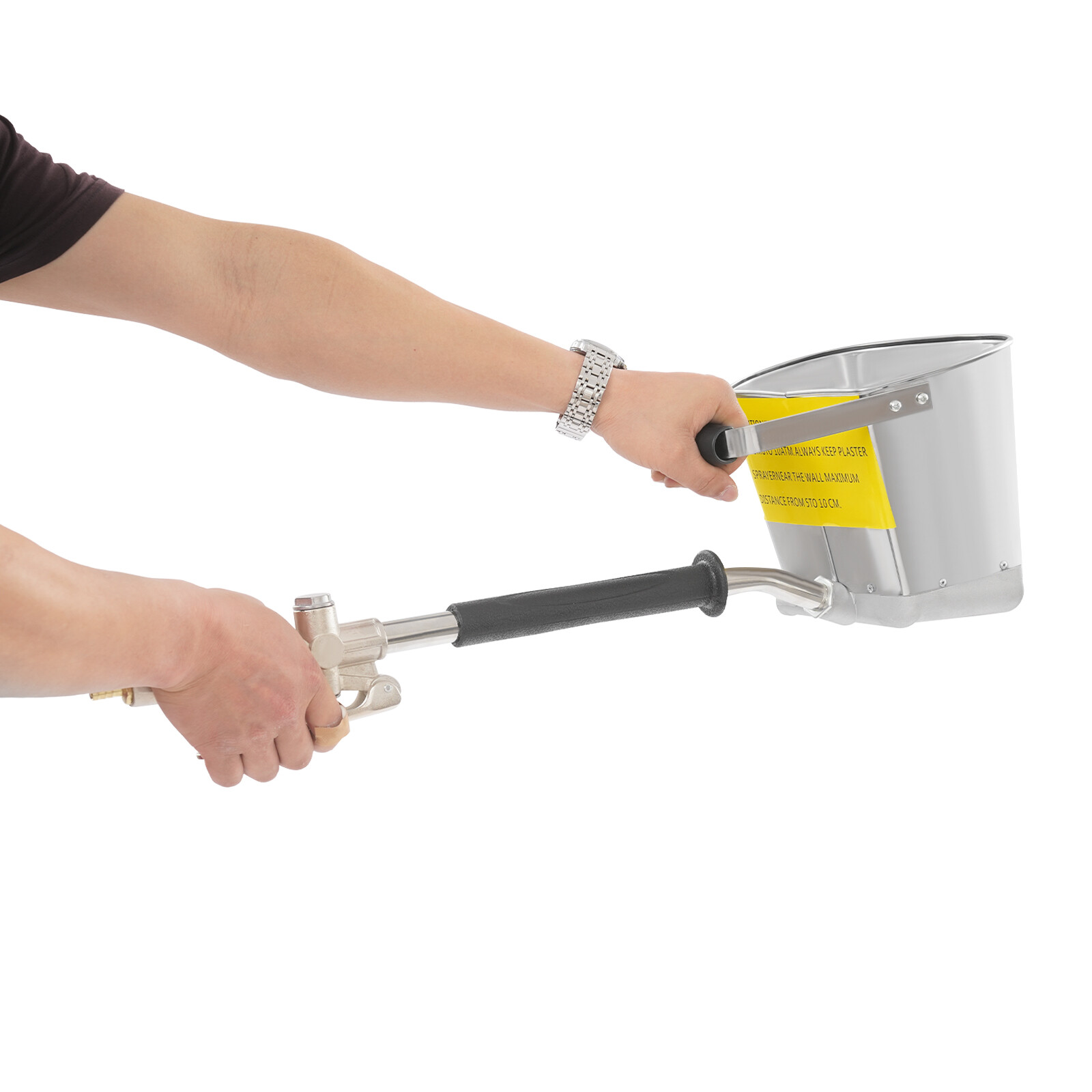 4L/0.88 Gallon Cement Texture Hopper Stucco Sprayer Stucco Cement Sprayer 2600W