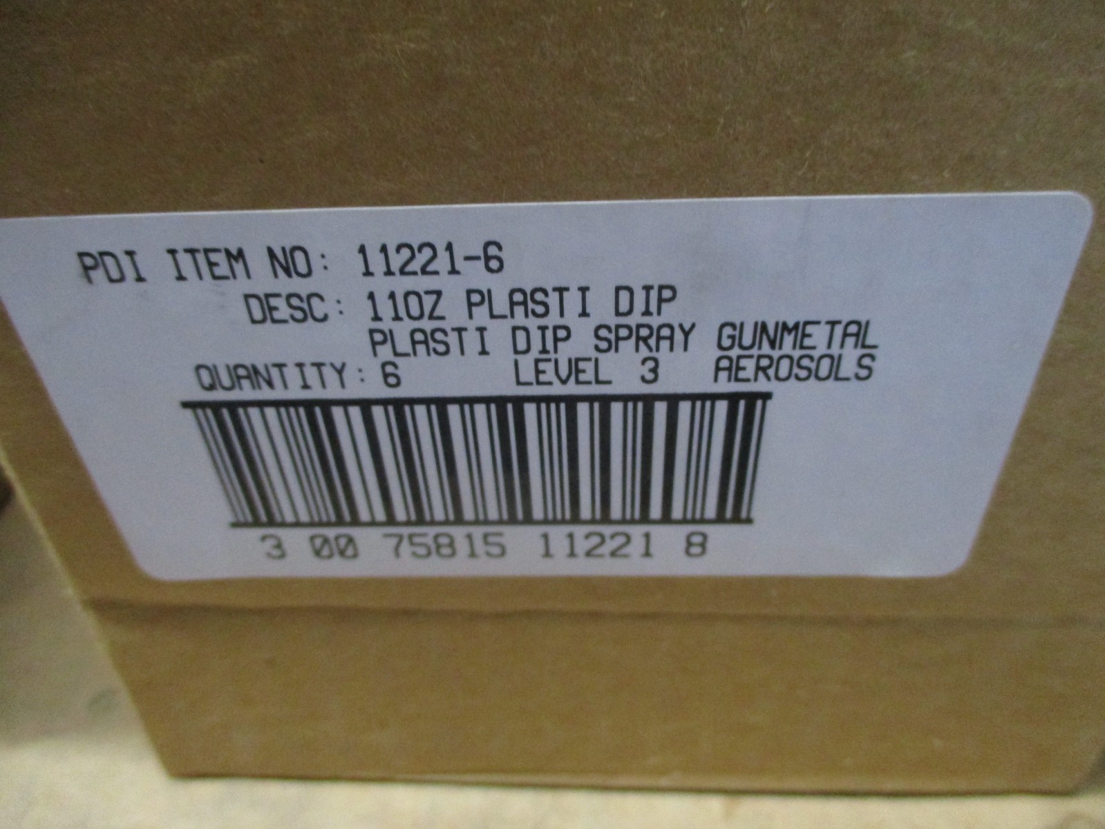 I CASE PERFORMIX Plasti Dip 11221-6 11oz Gunmetal Rubber Coating Spray 11221