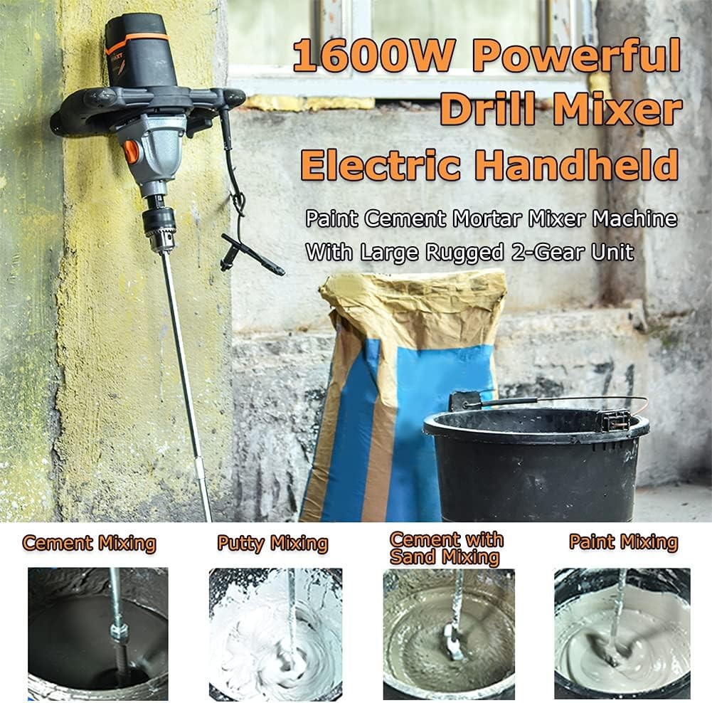 MAXXT Mixer 13A Single Paddle Concrete Mortar Mixer