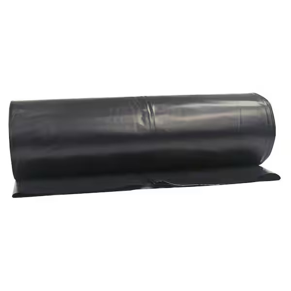 Plastic Sheeting Multi Purpose Film Polyethylene Black 4 Mil 20 Ft. X 100 Ft.