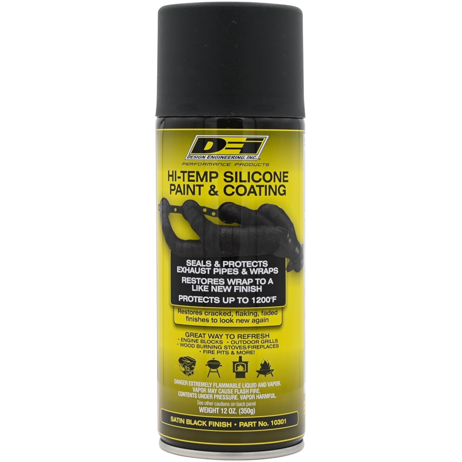 Durable 12oz High-Temperature Silicone Spray – Seal & Protect Your Exhaust Wraps