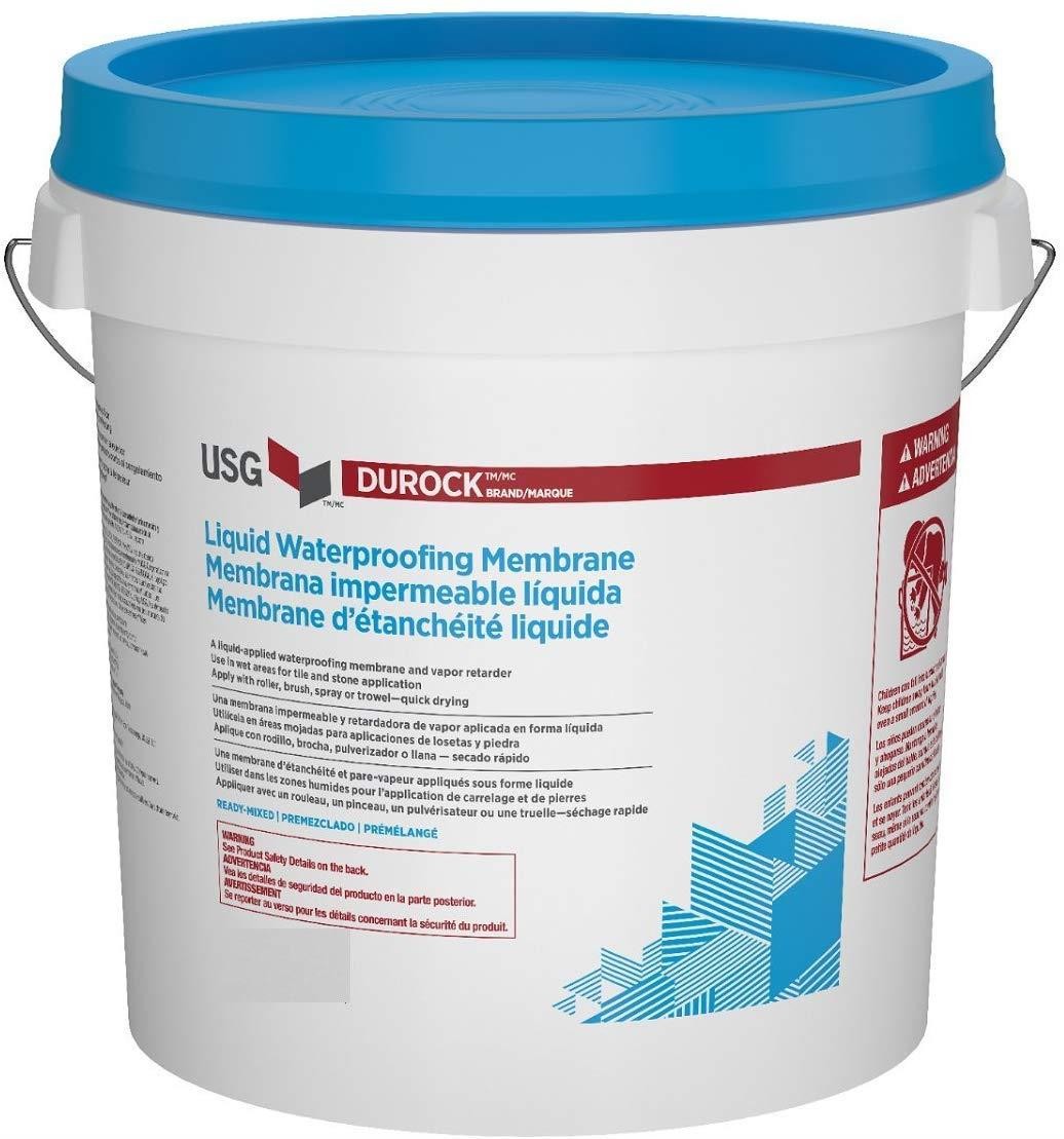Durock Liquid Waterproofing and Crack Isolation Membrane, 3.5 Gallon- 170401