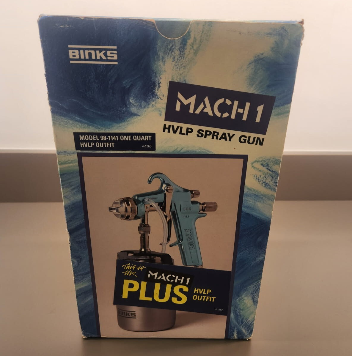 Binks Mach 1 HVLP Outfit – 98-1141 – Includes 1qt cup and regulator