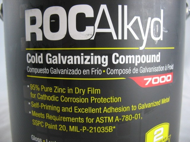 Rust-Oleum 206193 Cold Galvanizing Compound Metal Gray 1 Gallon