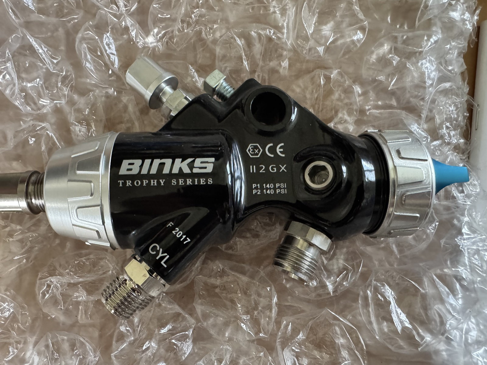 Binks 3465-85HV-33S0 Trophy Auto 85 X 33HVLP Spray Gun New OEM USA NextDay Air