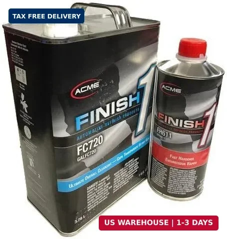 SHERWIN WILLIAMS Finish 1 Ultimate Overall Clearcoat, FC720, 1GAL /with Hardener