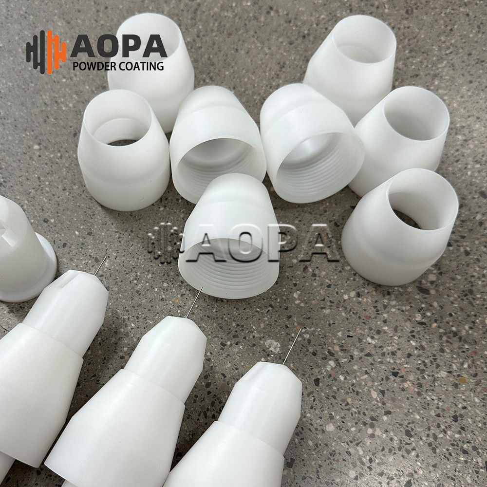 1/5/10/20 Auto Powder Coating Gun Service Kits Flat Nozzle Nut 1005028 Non-OEM