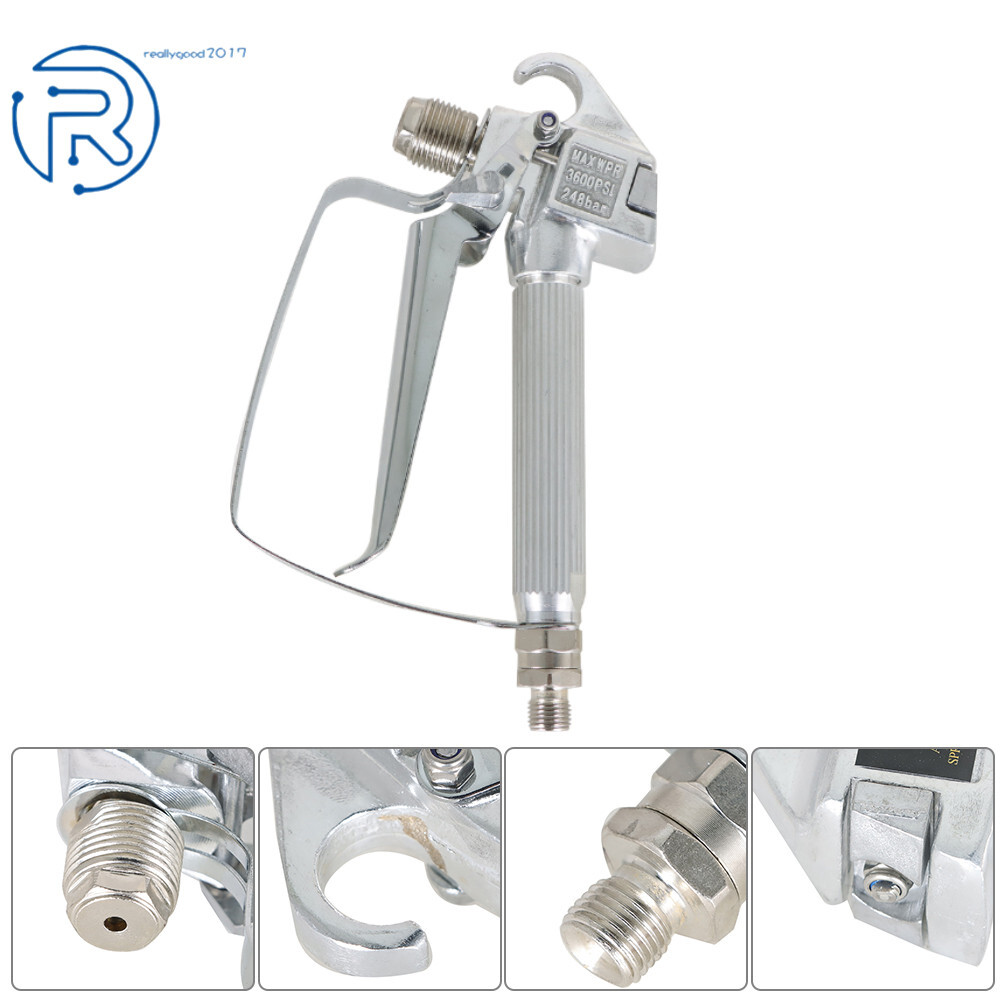 Airless Paint Spray Gun 517 Spray Tip + Nozzle Guard for Sprayers 3600PSI New