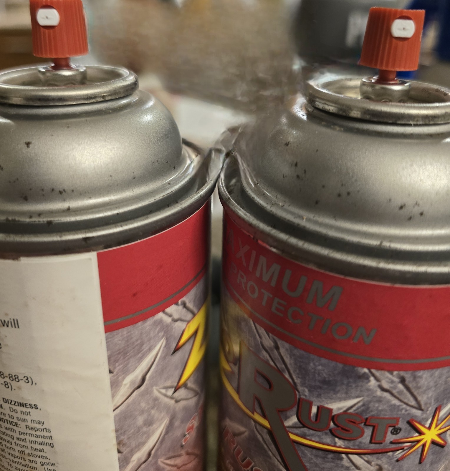 2 Cans Zero Rust – 61SP – Gray Rust Inhibitive Coating – 12oz Aerosol
