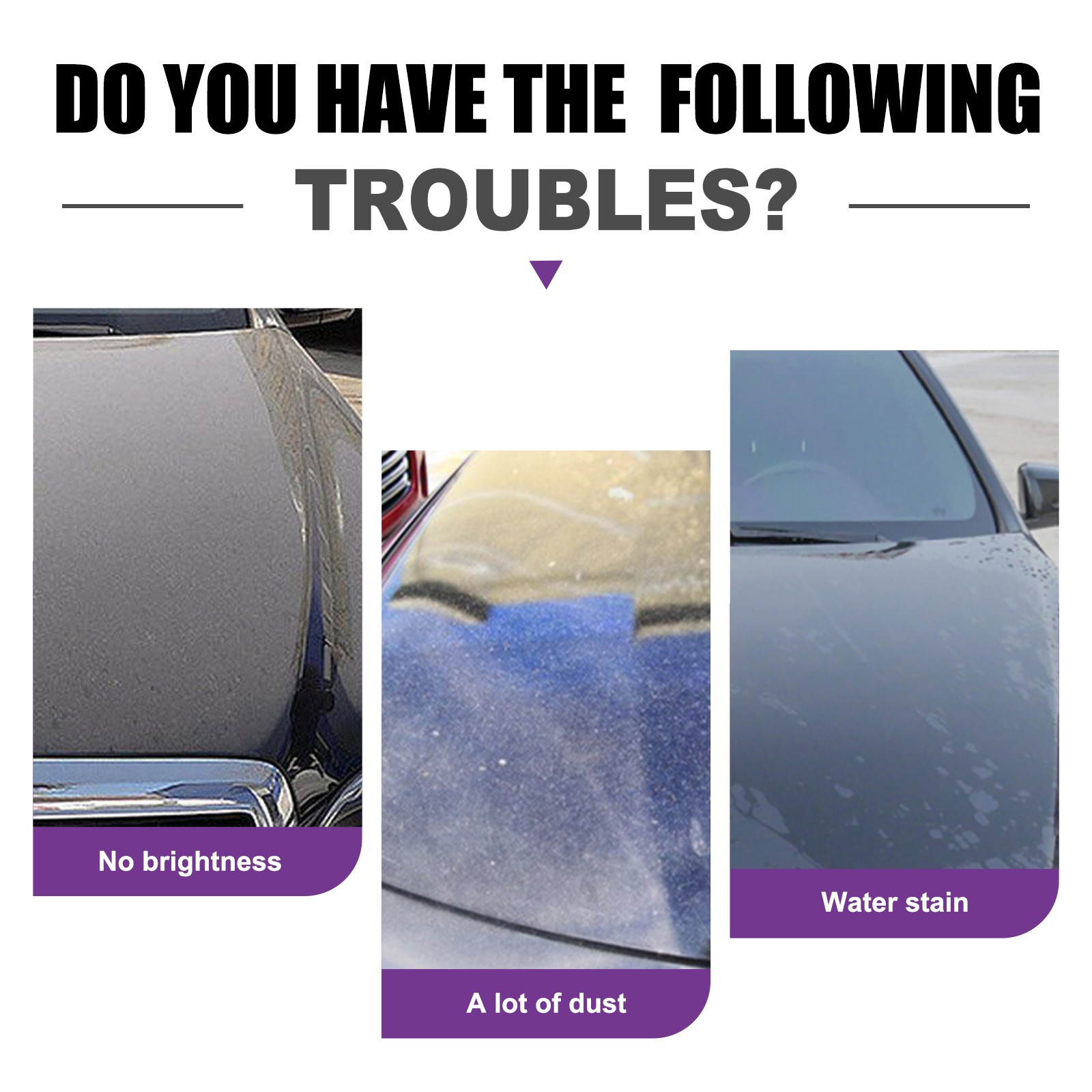 Car Detailing Ceramic Coating Spray Purple Nano Hand Spray Micro Coating