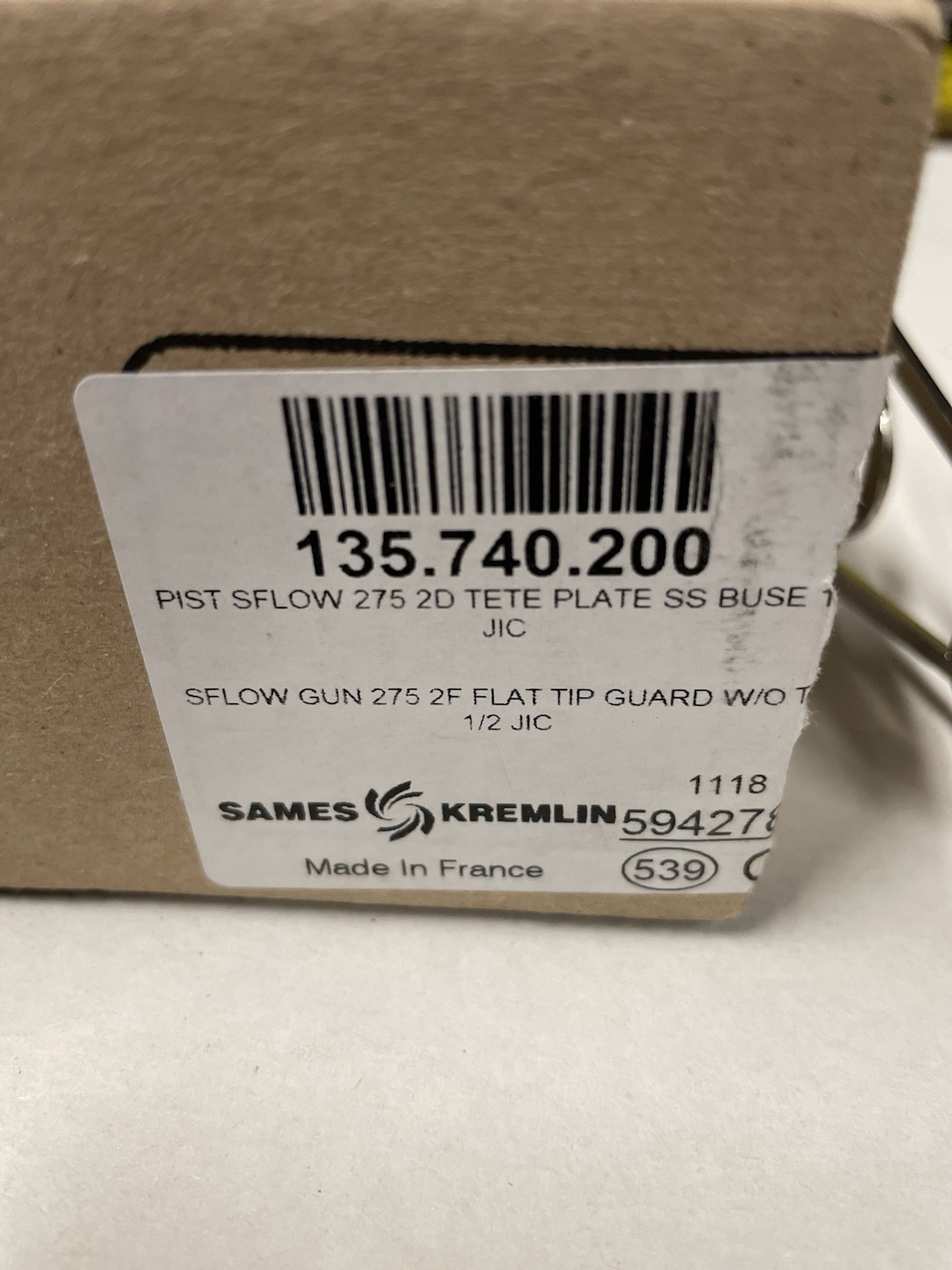 Sames Kremlin SFlow 275 2F W/O Tip 135.740.200 / 135-740-200