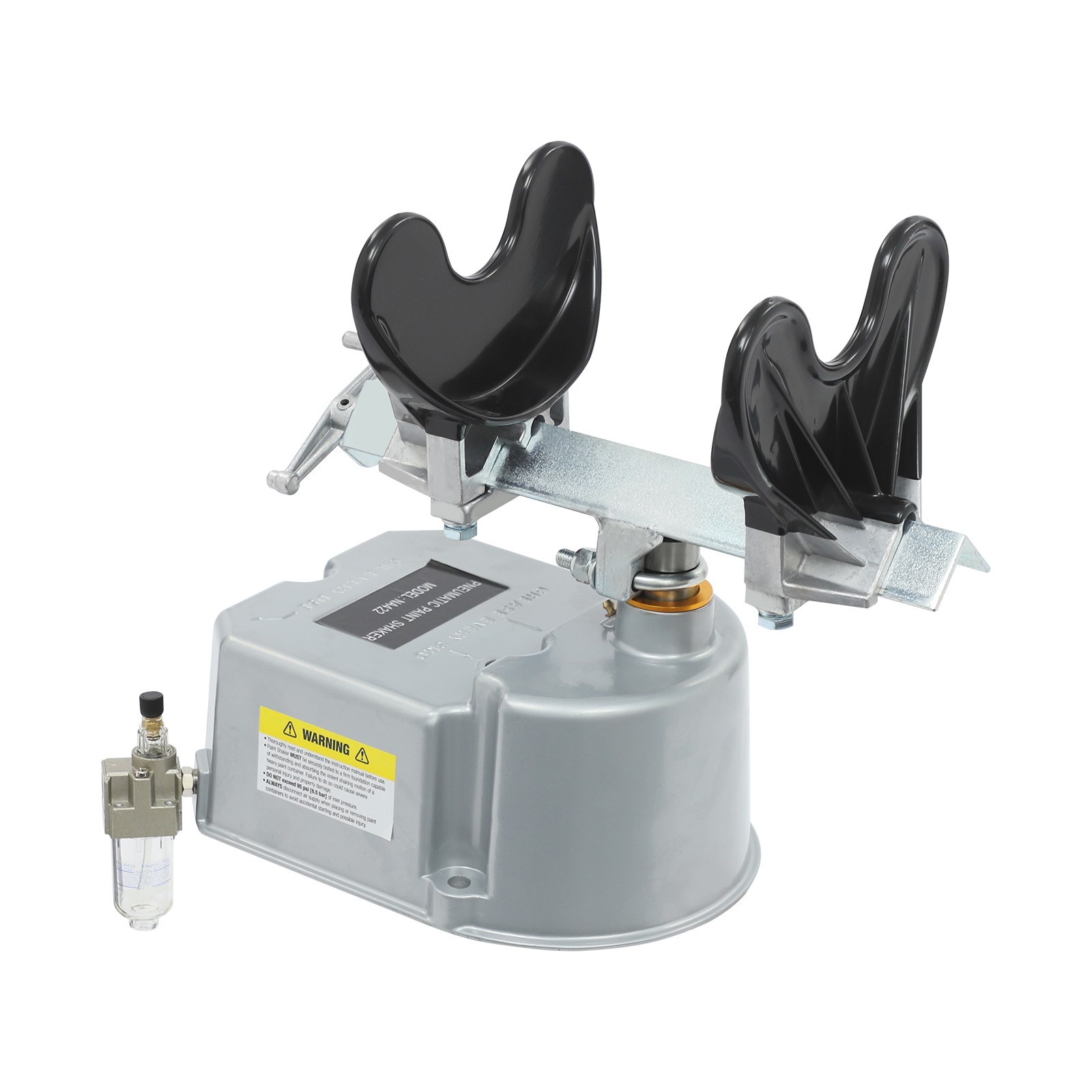 Pneumatic Paint Shaker Mixer Air Operated Paint Can Shaker with Adjustable Clamp