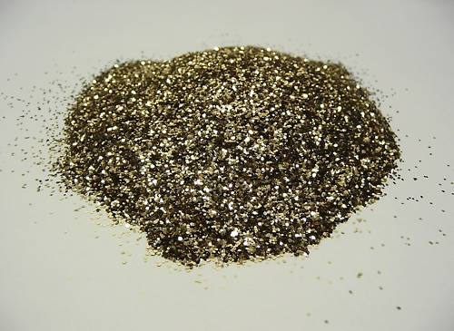 Powder Coat Paint Fishing Jig/Lure Polyflake Glitter Golden Sand (1 oz)