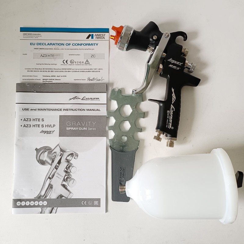 ANEST IWATA Car Spray Gun 1.4mm Nozzle Upper Pot Paint Spraying High Atomization