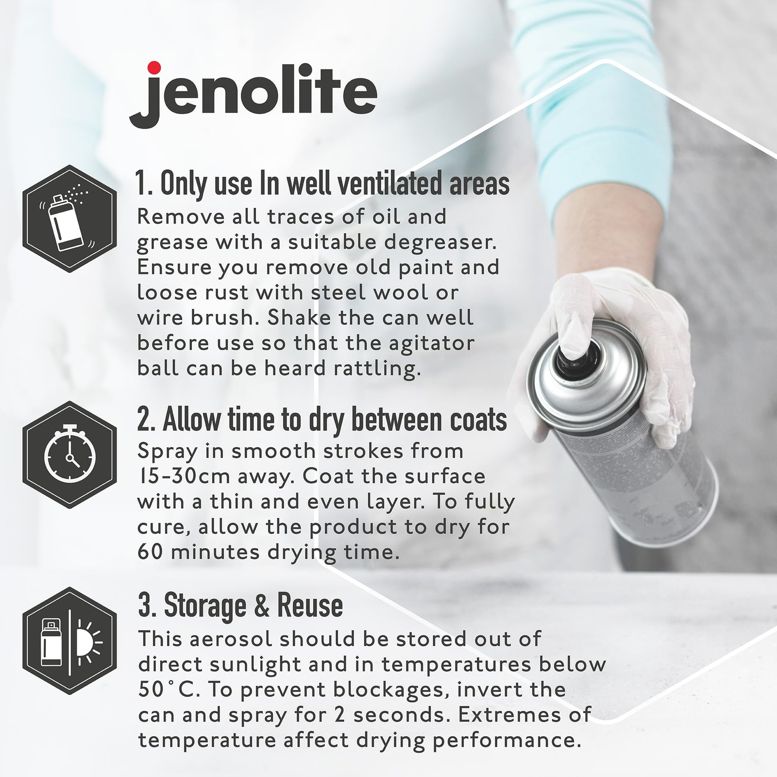 JENOLITE Chrome Spray Paint – Smooth 13.52 Fl Oz (Pack of 1),