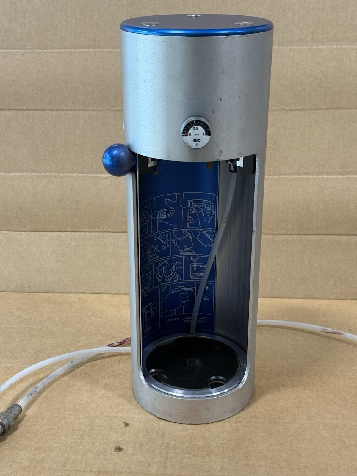 Fillon Fill-One Pneumatic Fill One EBAA1017 Aerosol Filling Machine – Used