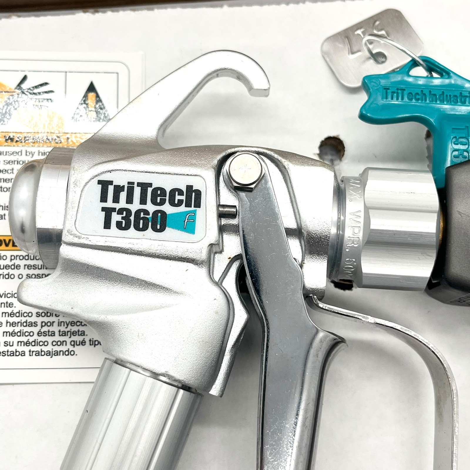TriTech T360 Airless Paint Spray Gun with Tough-Flow 1/4 Inch Hose Set
