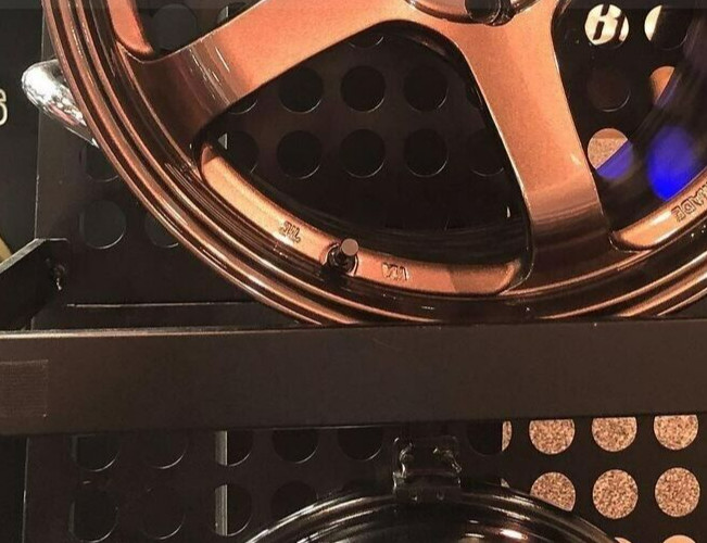 High Gloss METALLIC CHROME COPPER BRONZE powder coating (FIT TRIBO), 1Lb/450g