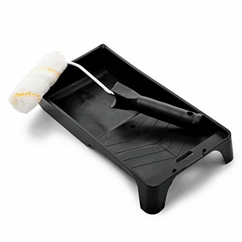 Paint Tray Set,4″Paint Roller,Foam Roller,Paint Roller Brush Roller ( 5 Pack )