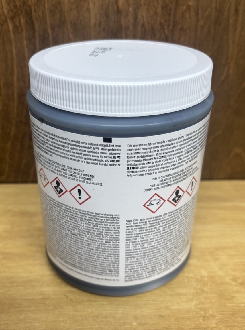 PPG Concentrate – 96-2 – QT B Colorant Lamp Black – New Sealed