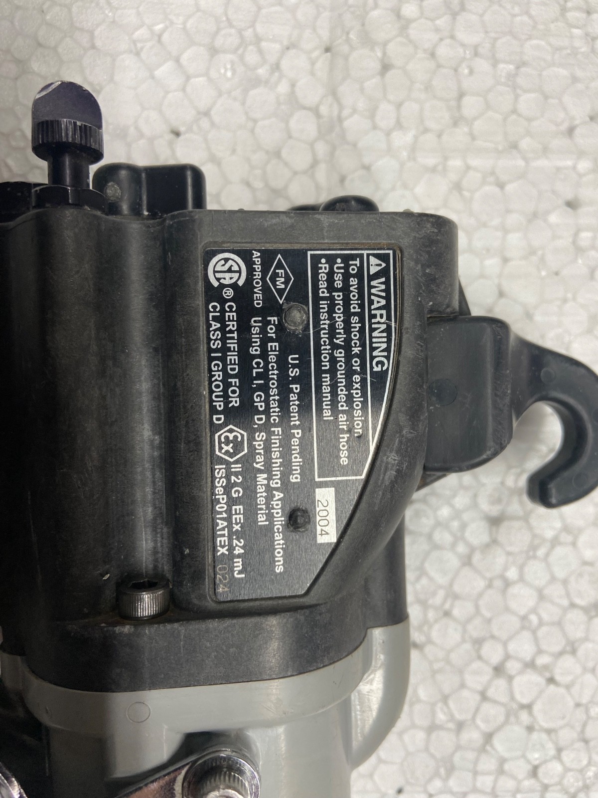 Graco PRO Xs4 AA Electrostatic Spray Gun 85kV (P/N 244573) Air-Assisted