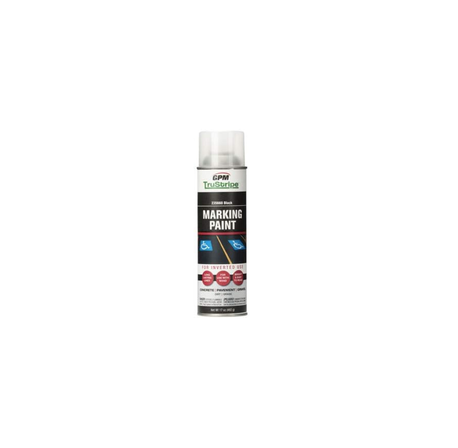 GPM Tru Stripe Marking Paint – Black – 17 oz