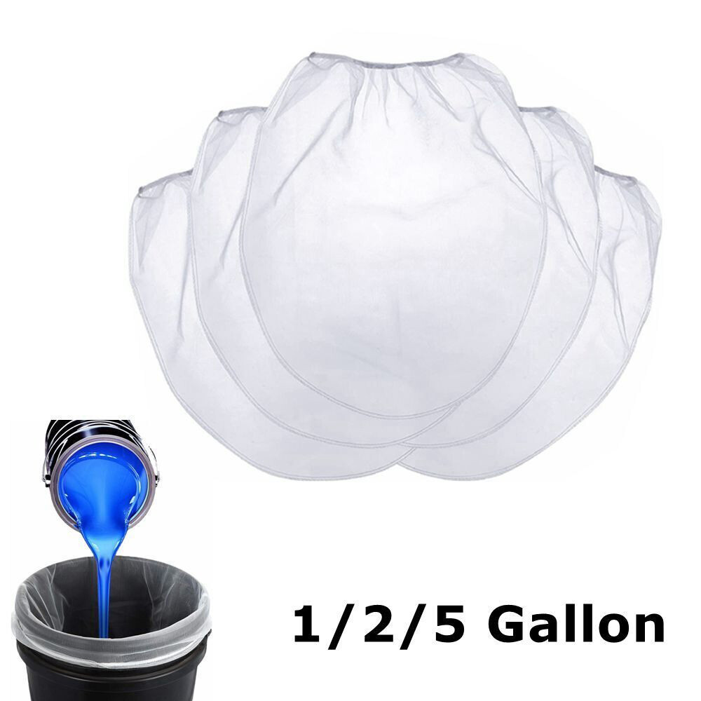 5/10Pcs Mesh Filters Paint Strainer Bags Elastic Opening Fine Waterproof Durable