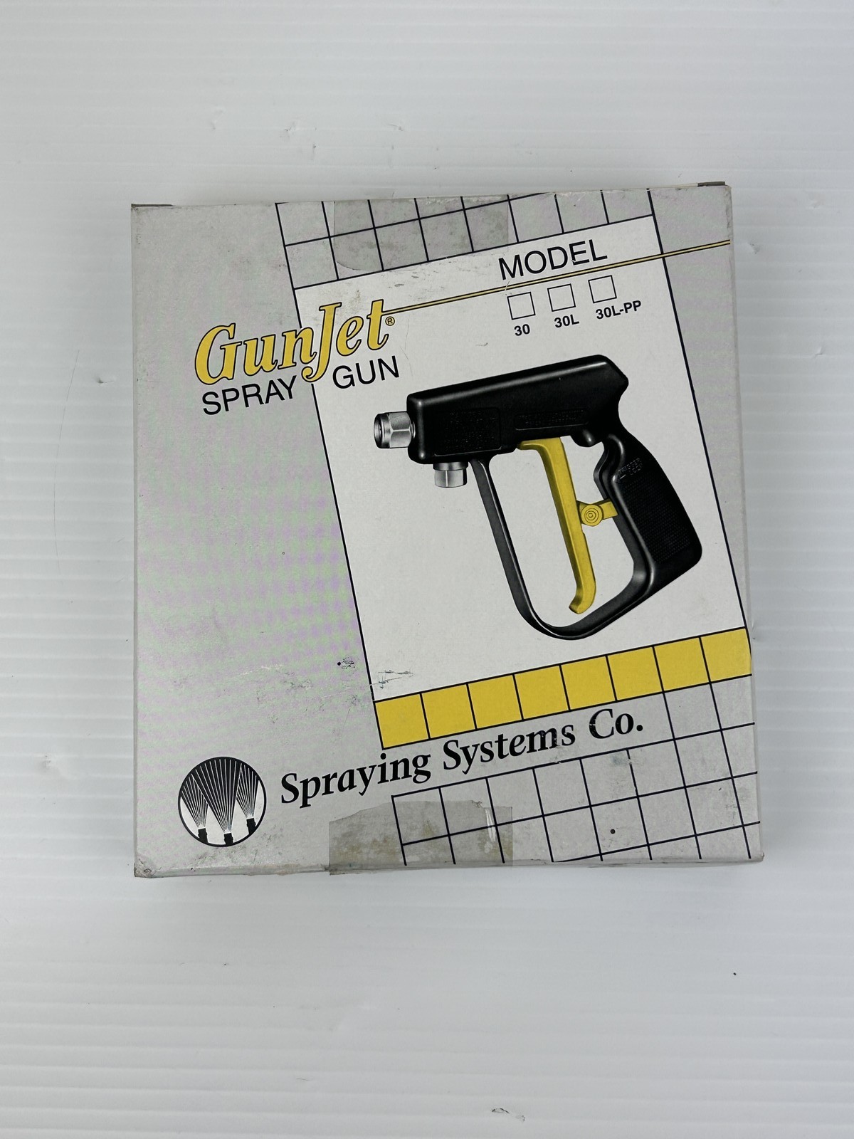 GunJet 30L-PP Spray Gun Trigger Sprayer Spraying Systems Co. 150 PSI 10 bar