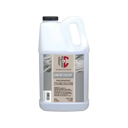 H&C 50.160004-16 1 Gal Etch Coating, Invisible Finish, Clear, Solvent Base