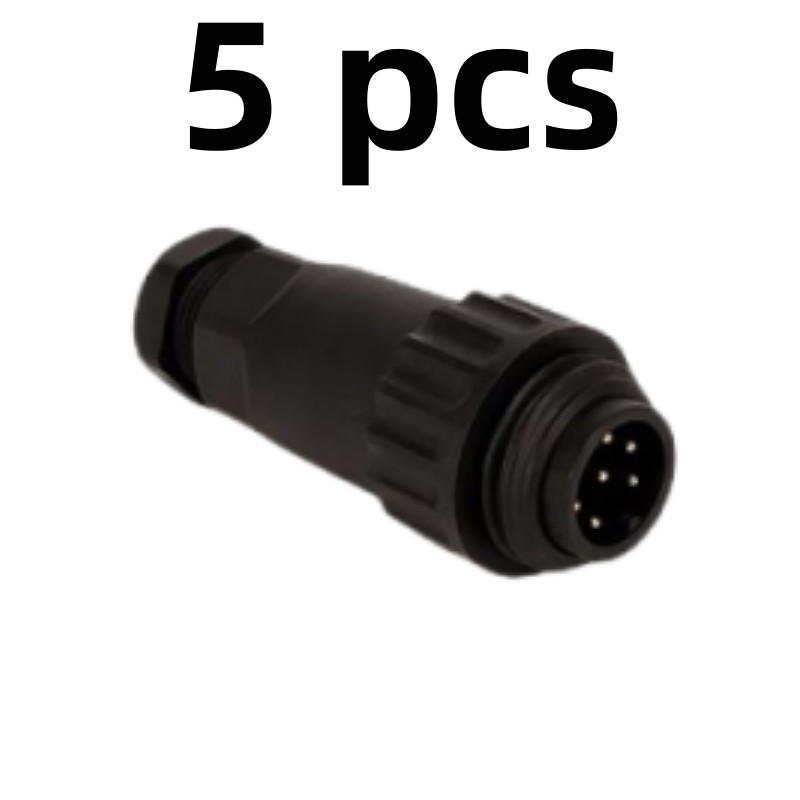 5 Pcs 7 Pins cable connector / gun cable PG7 and connection of control unit