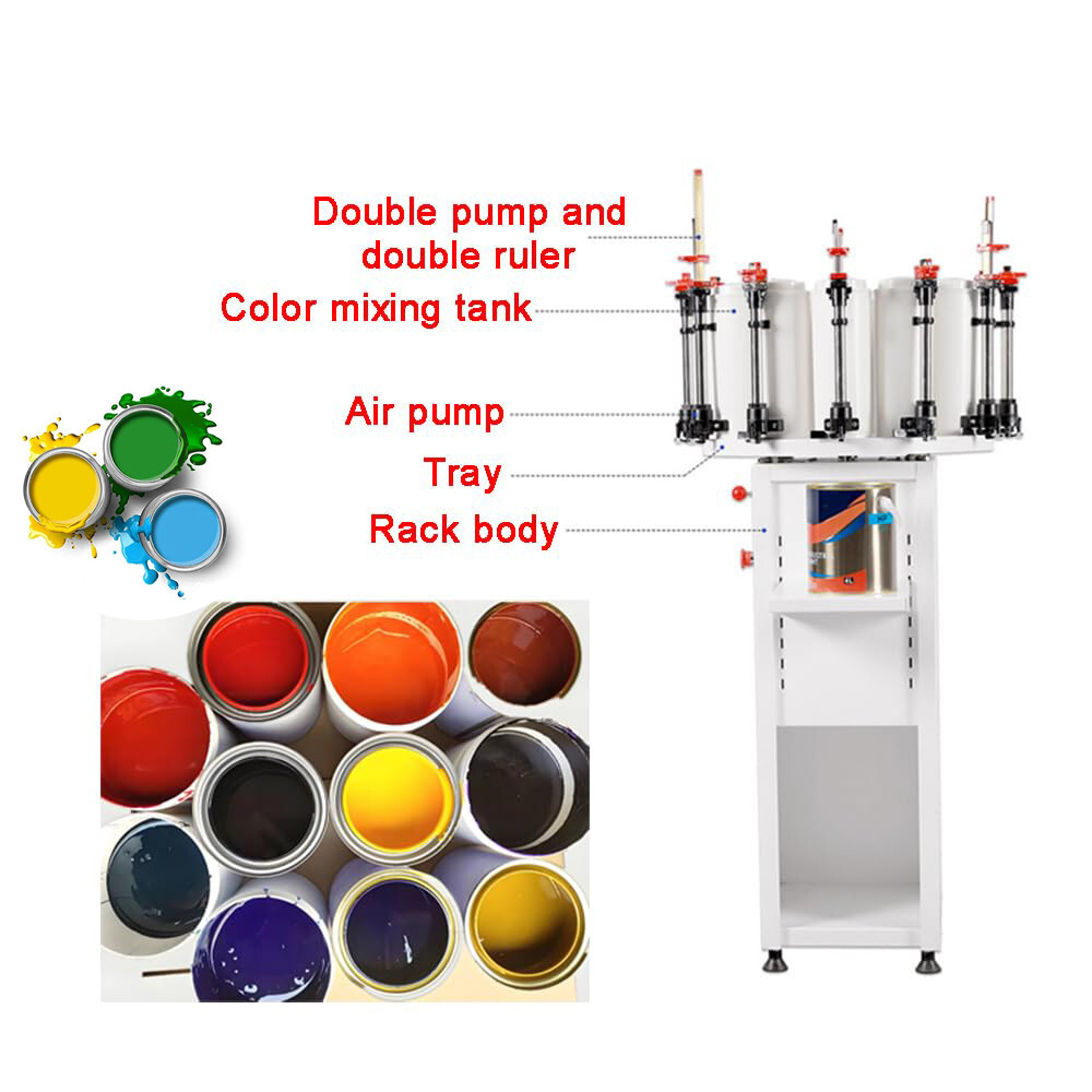 110V Paint Colorant Dispenser,2.3L×14 Colorant Mixing Can Paint Tinting Machine