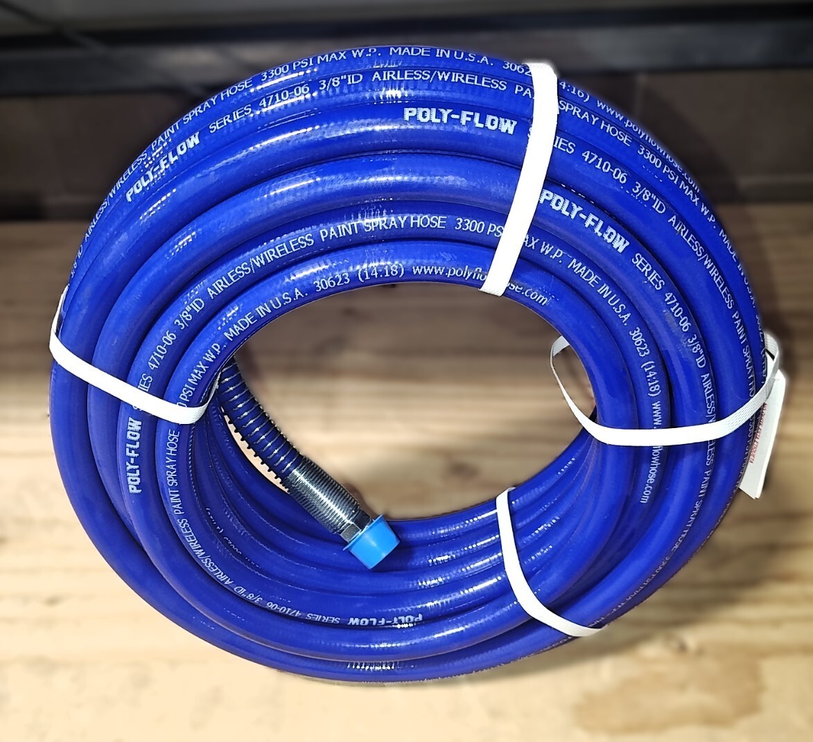 Poly-Flow Airless Paint Spray 3/8 x 50ft Hose 3300PSI 4710-06-050-B