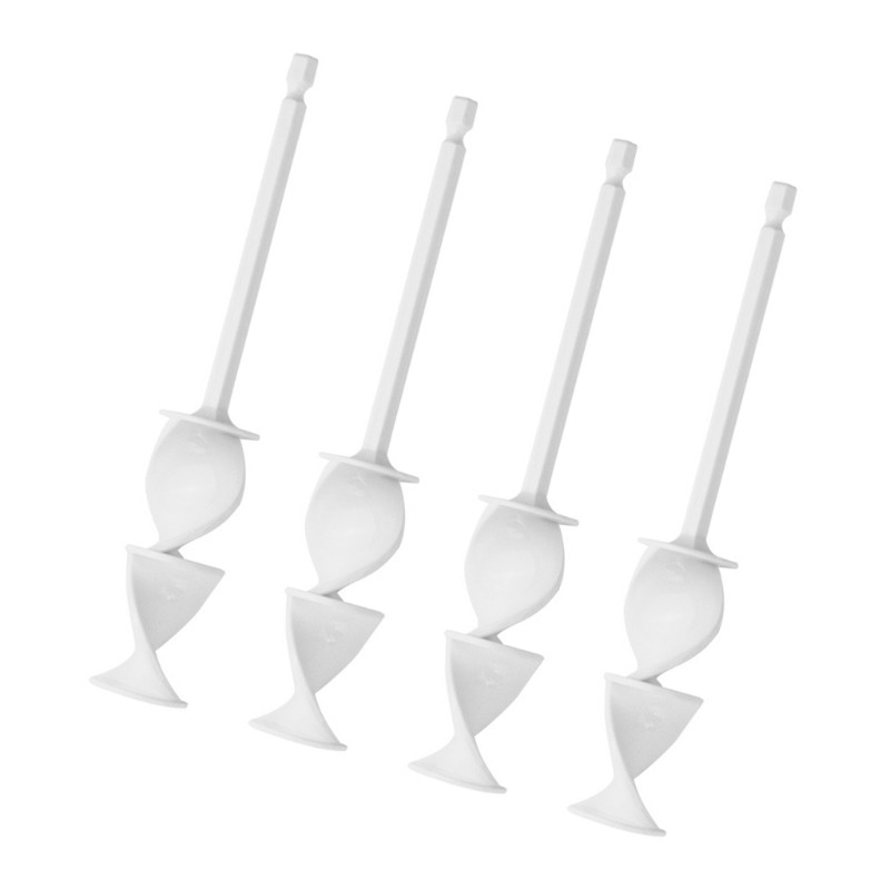 4Pcs Epoxy Mixers Helixs Paint Mixers for Epoxy Paint Putty Cement Applications