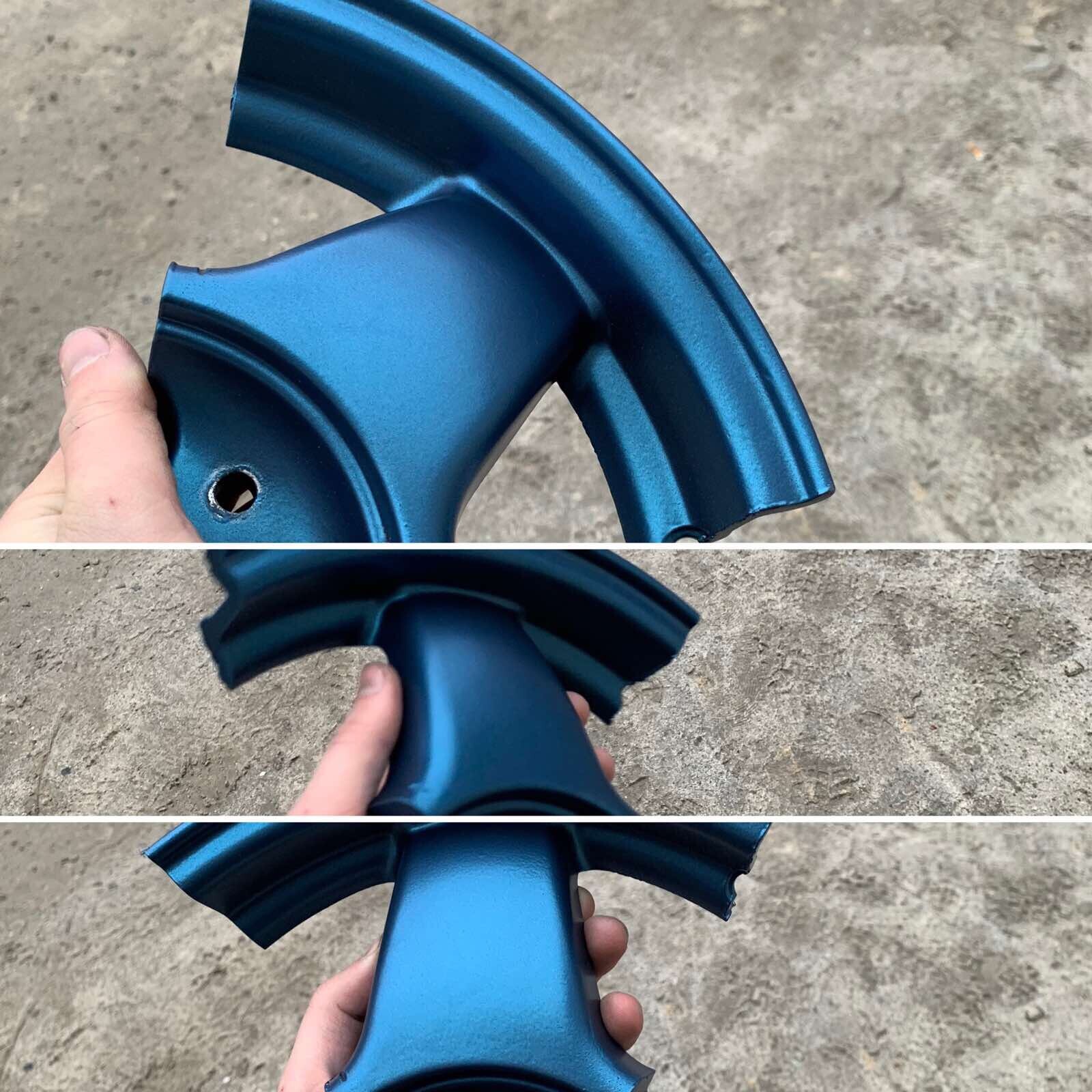 MATTE DENIM METALLIC DARK TEAL powder coating (FIT TRIBO), 1Lb/450g