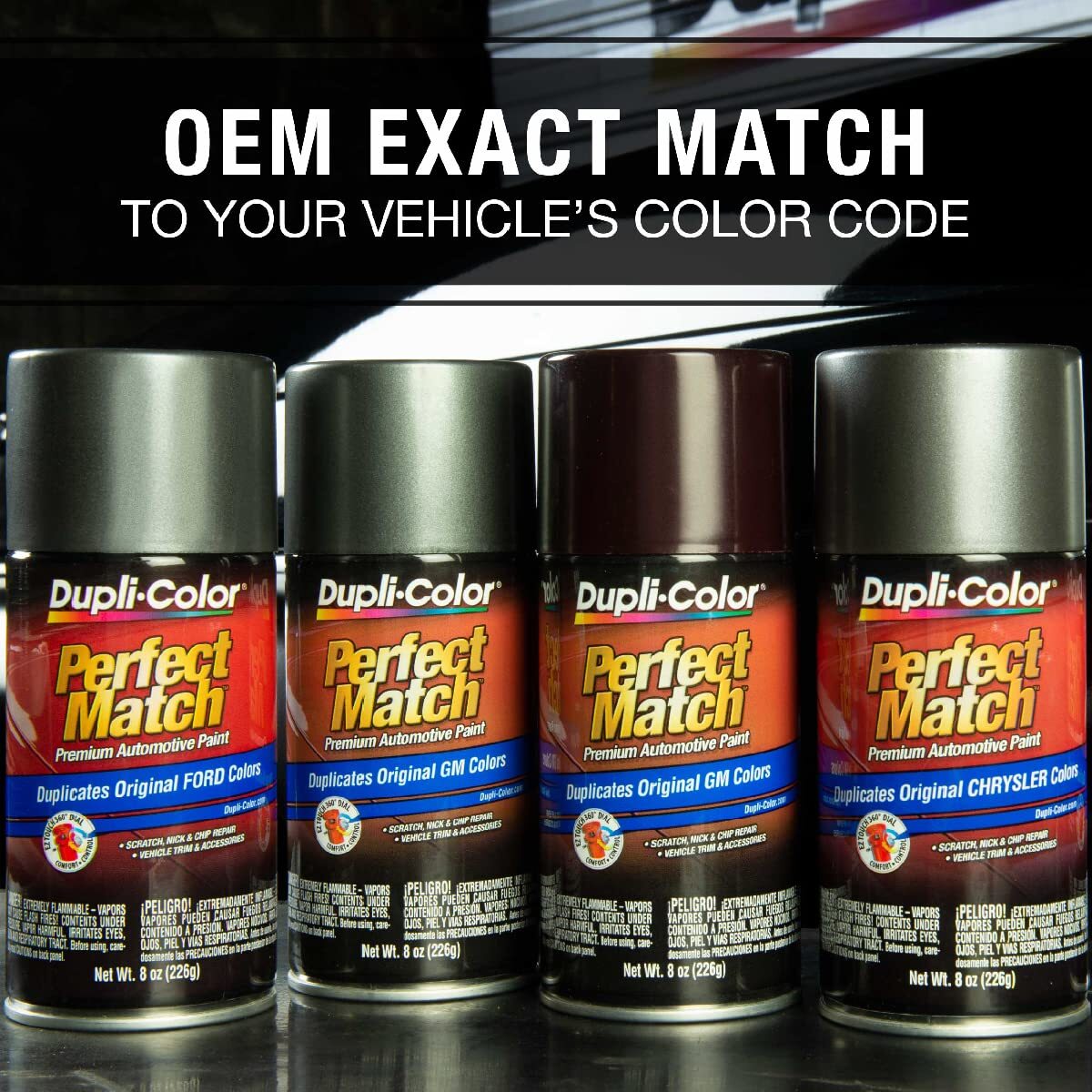 Dupli Color NH737M Perfect Match Automotive Spray Paint 8 Oz Fast Drying