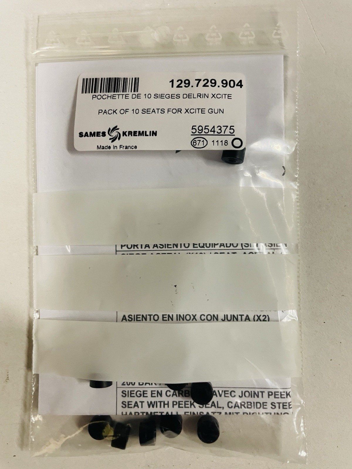 Sames Kremlin Polyacetal Seat For XCite Gun 129-729-904