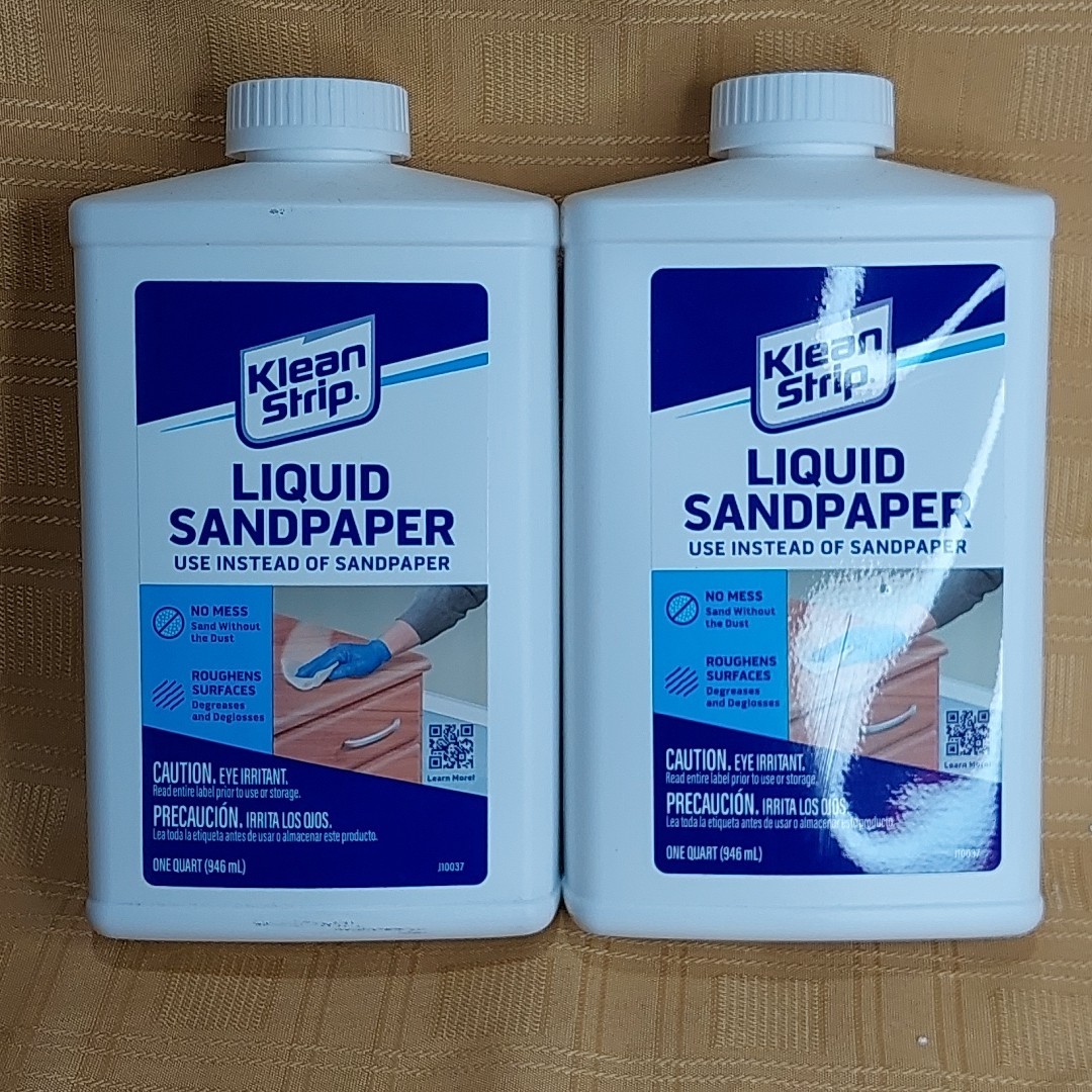 KS Liquid Paint Sandpaper 1 qt bottle / Use Instead of Sandpaper / (QTY 2 pack)