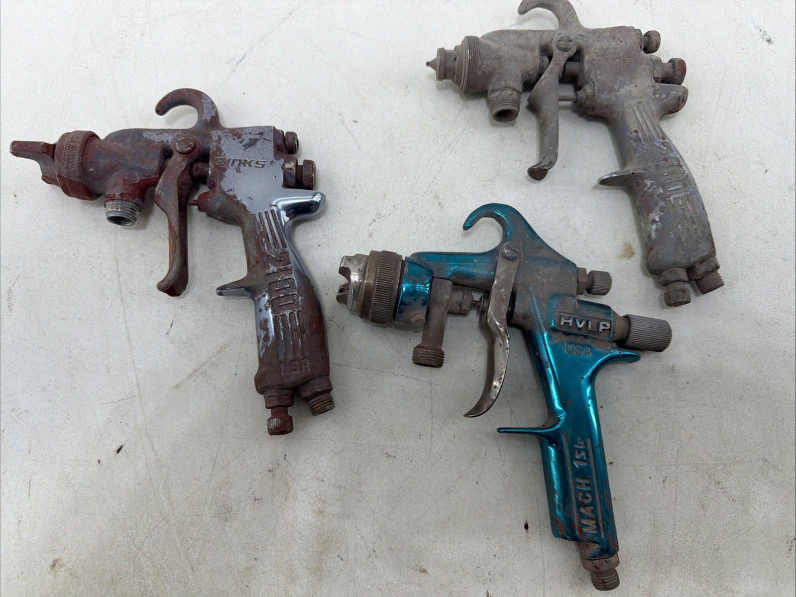 Lot Of 3 Binks Mach 1SL HVLP gun 2100 For Part Or Repair
