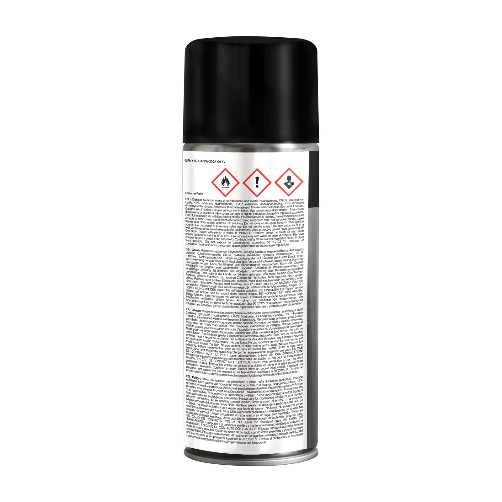 JENOLITE Chrome Spray Paint – Smooth 13.52 Fl Oz (Pack of 1),